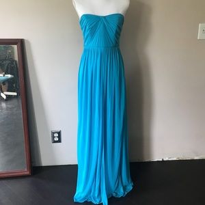 Turquoise/Malibu Versa Bridesmaid Dress